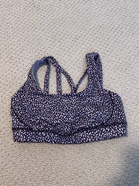 Lululemon Purple Strappy Sports Bra